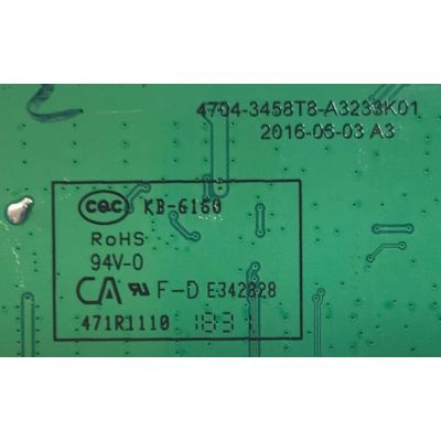 MAIN PARA TV W BOX / NUMERO DE PARTE 9011-11T828-96373111 / MSD3458 T8B / 4704-3458T8-A3233K01 / P0Q18090261-00579 / PANEL K650WDC2 / DISPLAY LC650EGY (SK)(M3) / MODELO 0E-65LED4KD2 - Imagen 2